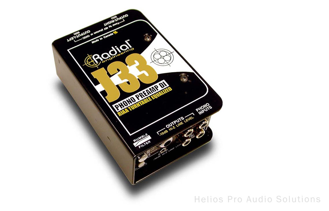 Radial J33 - Outboard - DI Boxes & Mic Splitters - Helios Online