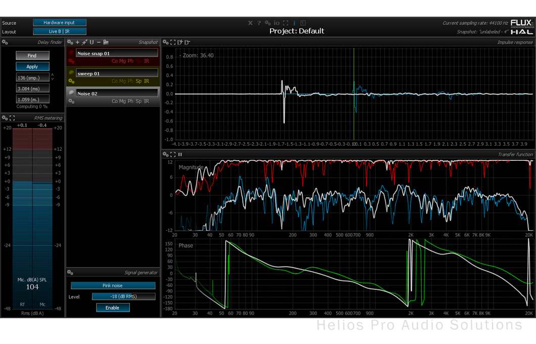 FLUX Pure Analyzer Live Option