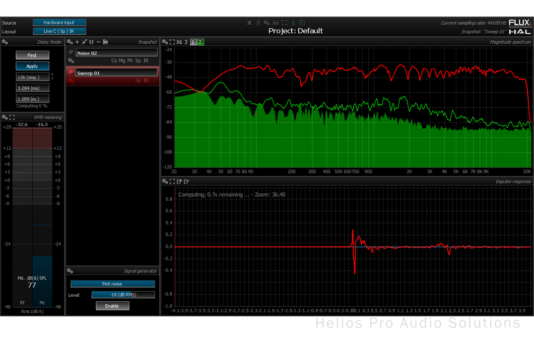 FLUX Pure Analyzer Live Option