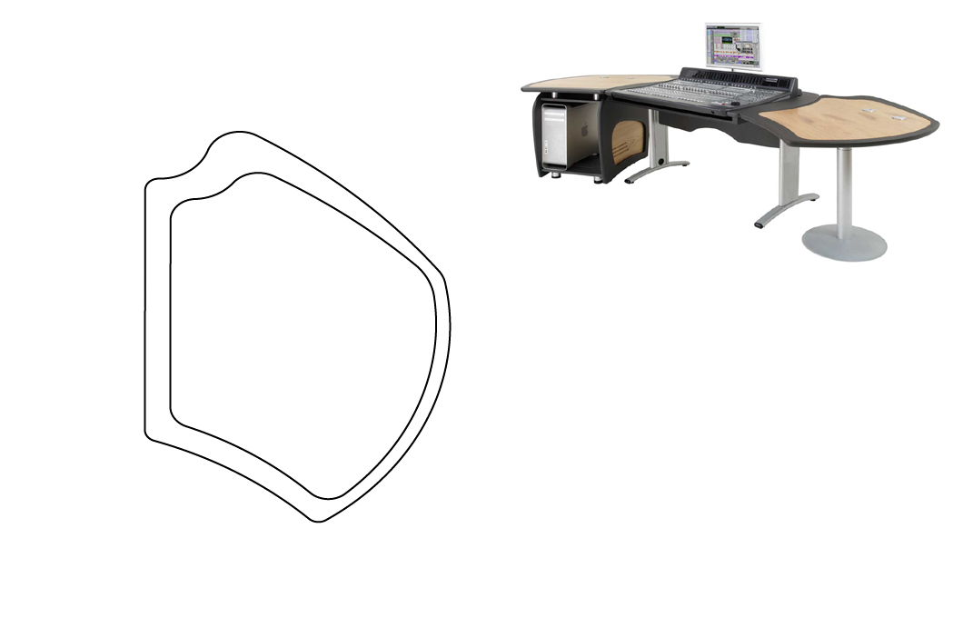 AKA Design Console worktop (Right)