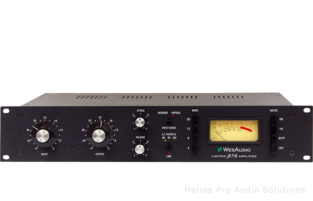 WesAudio Beta76 Outboard Compressors / Dynamics Helios Online