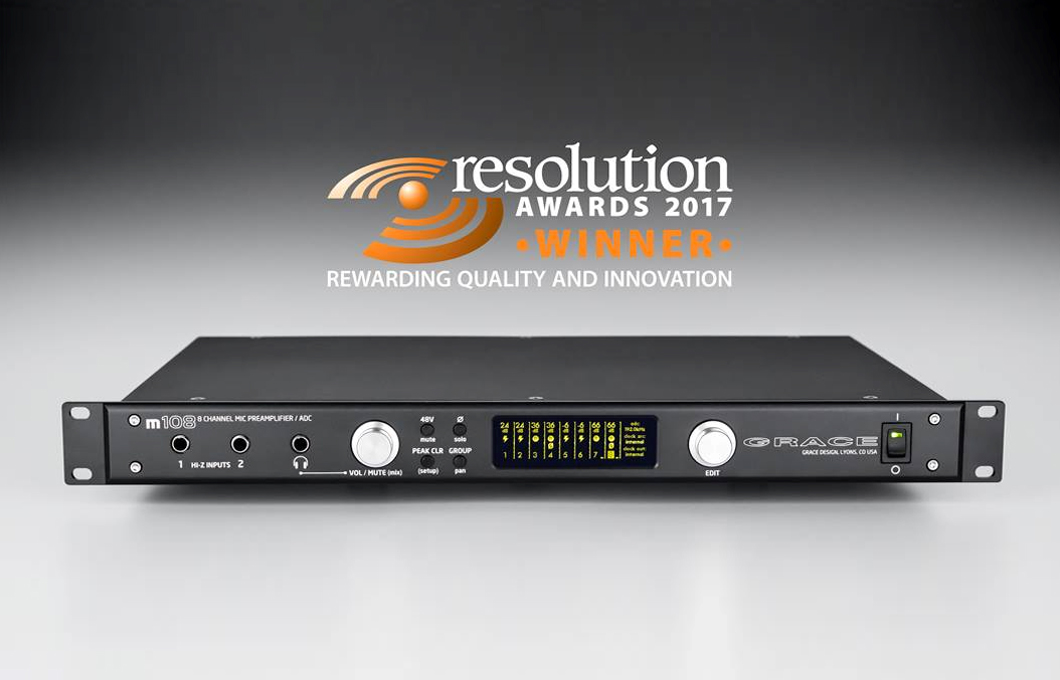 m108 wins 2017 Resolution Award