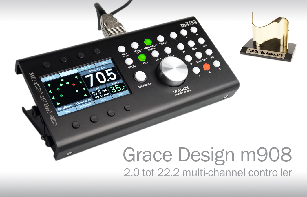 Grace Design M908, 2.0 tot 22.2 Monitor Controller